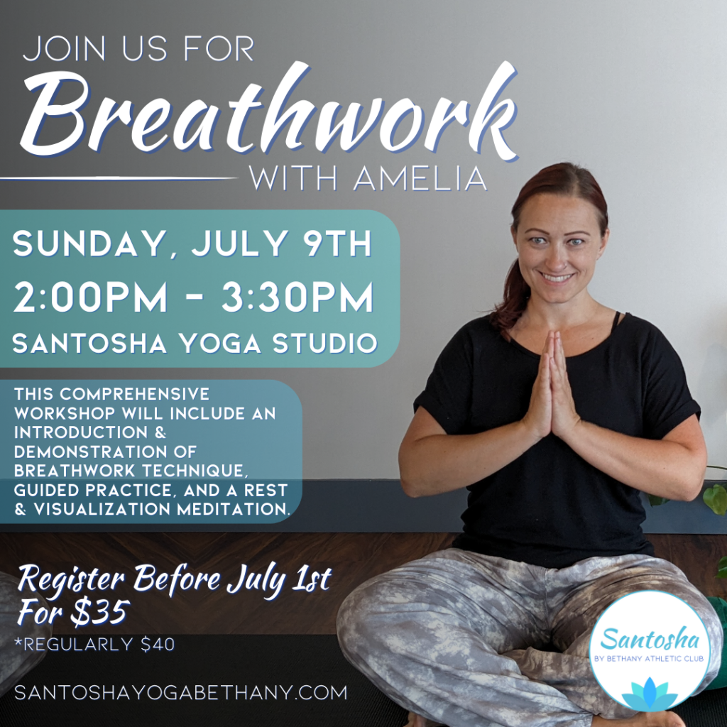 Breathwork Workshop with Amelia Horton at Santosha Yoga