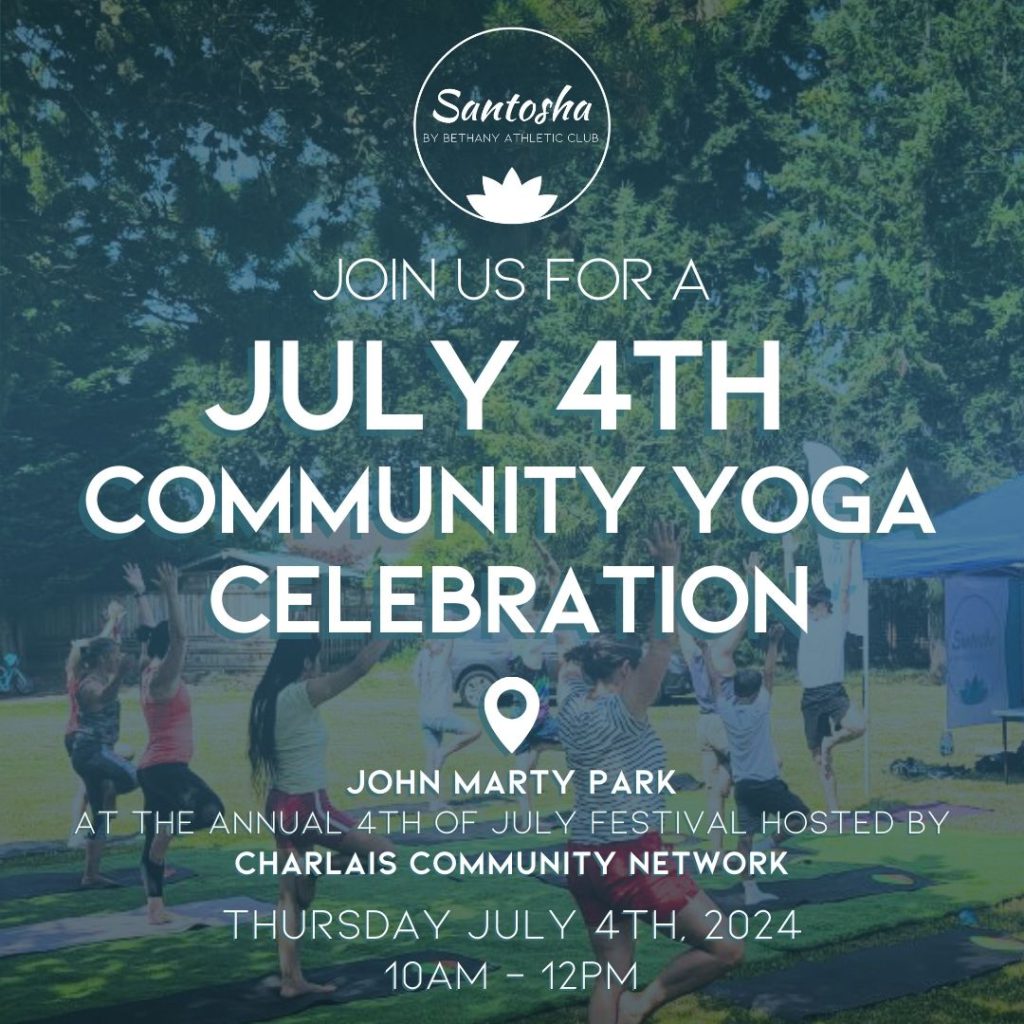 Free July 4th Yoga Community Celebration in Portland Oregon