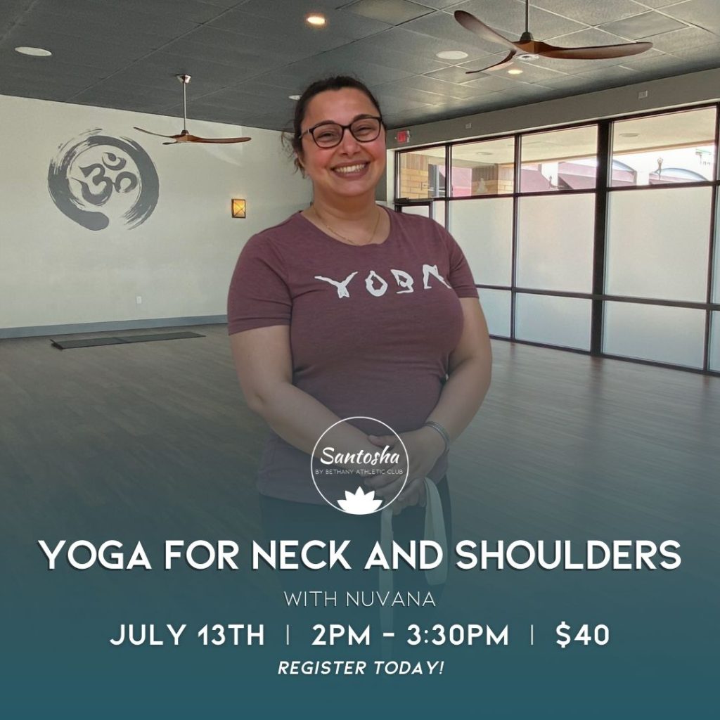Yoga for Neck and Shoulders at Santosha Yoga in Portland Oregon